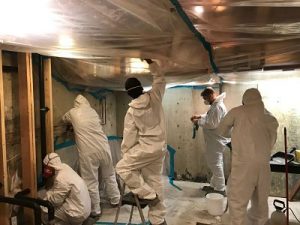 911-Mold-Removal-Crew-Working-OnSite in San Diego