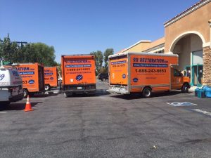 911Restoration water-damage-restoration-vans-vehicles San Diego
